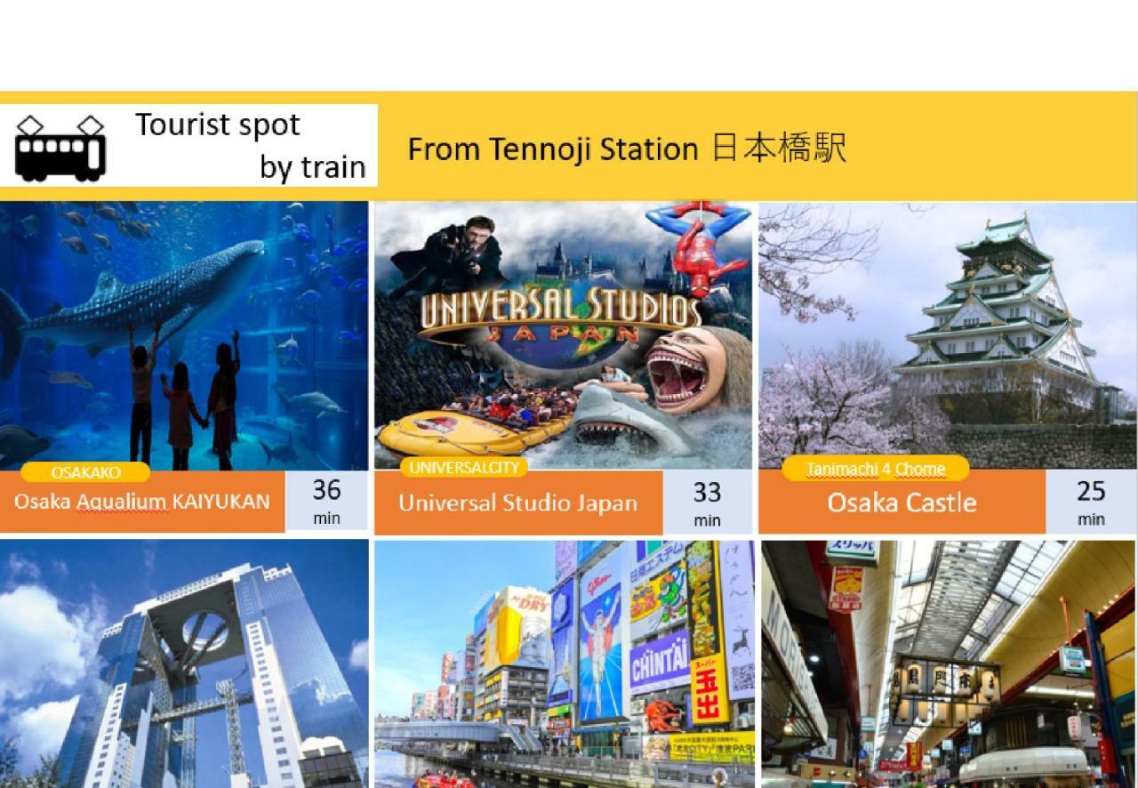 Ferienwohnung Aqua Cite Dotonbori Ōsaka Exterior foto